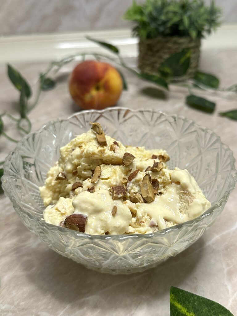 Proteinski sladoled od breskve