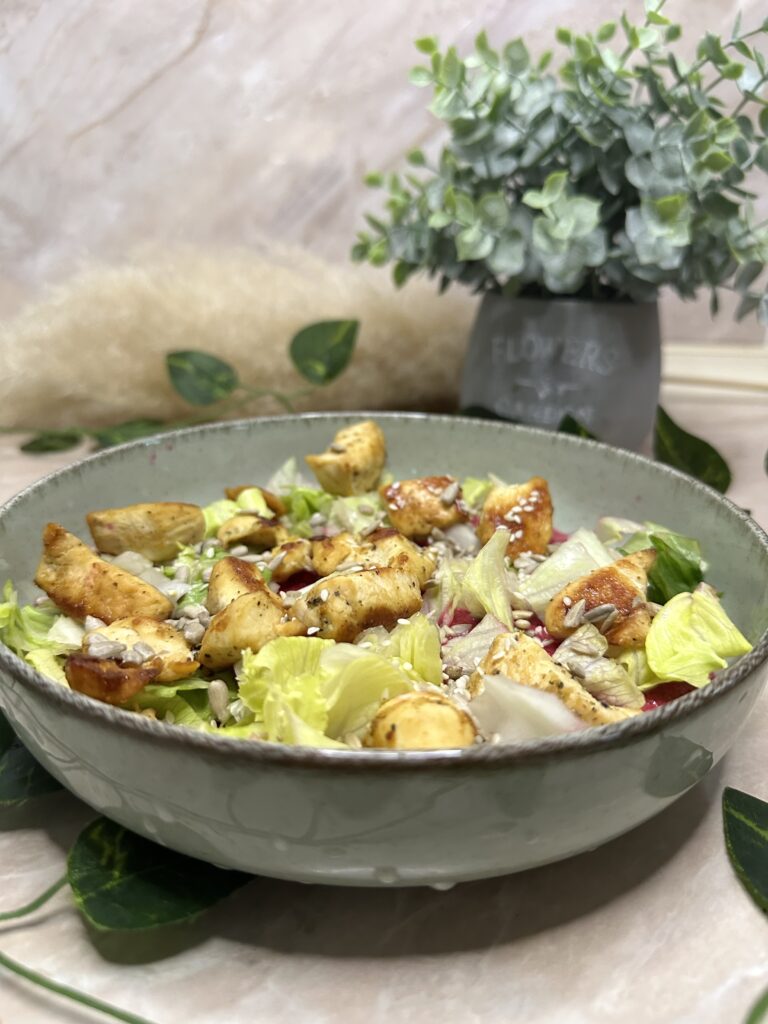 Piletina sa pireom od cvekle