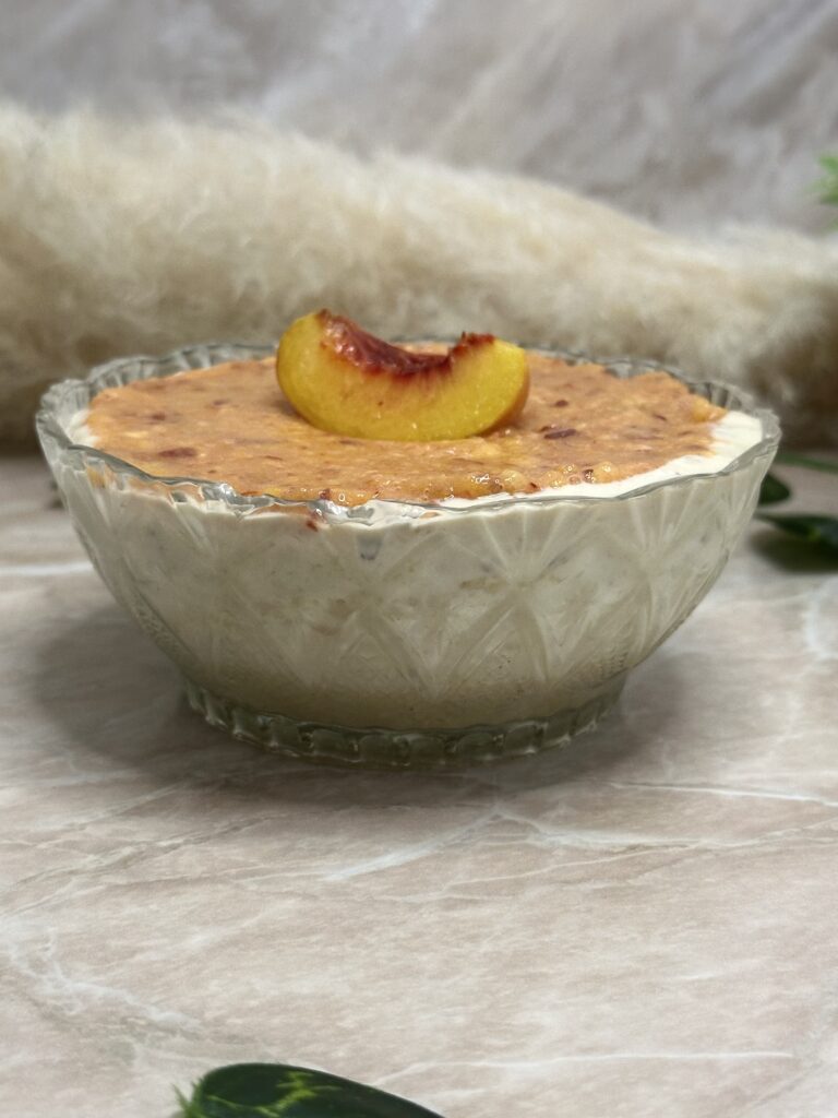 Fit breskva čizkejk u čaši