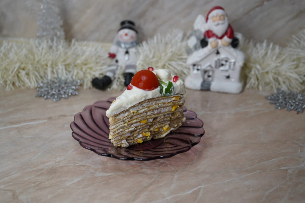 Zdrava slana torta od tortilja